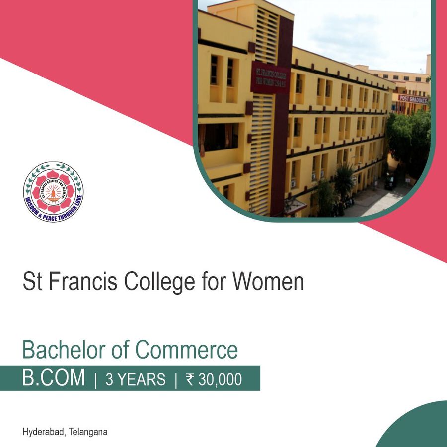 Bachelor of Commerce [B.Com] at St Francis College For Women, Hyderabad